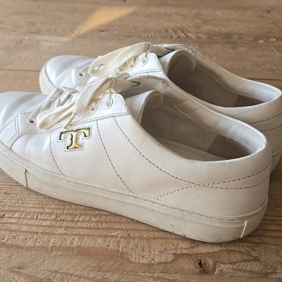 Tory Burch Classic White Casual Sneakers - Picture 5 of 6